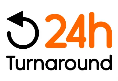 Image showing the 24 hour turnaround time